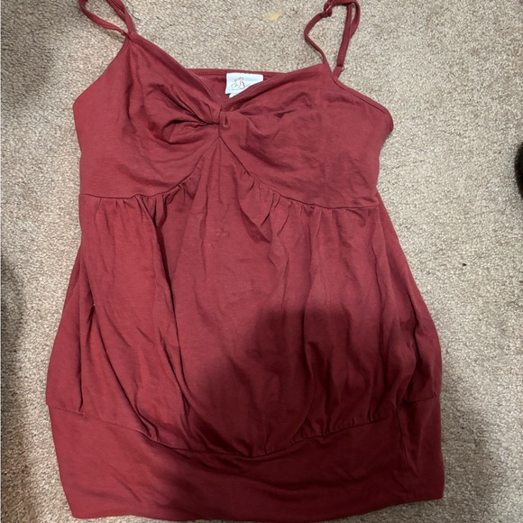 Motherhood Burgundy Camisole Top - Picture 1 of 3